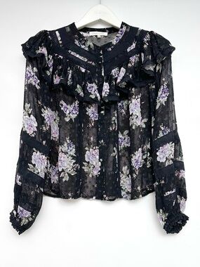 LoveShackFancy SILK Blouse